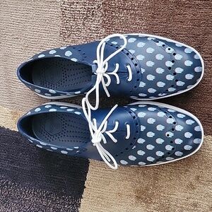 Biion Oxford Rubber Golf Shoes Womens Size 8 Spikeless Performance EVA Foam